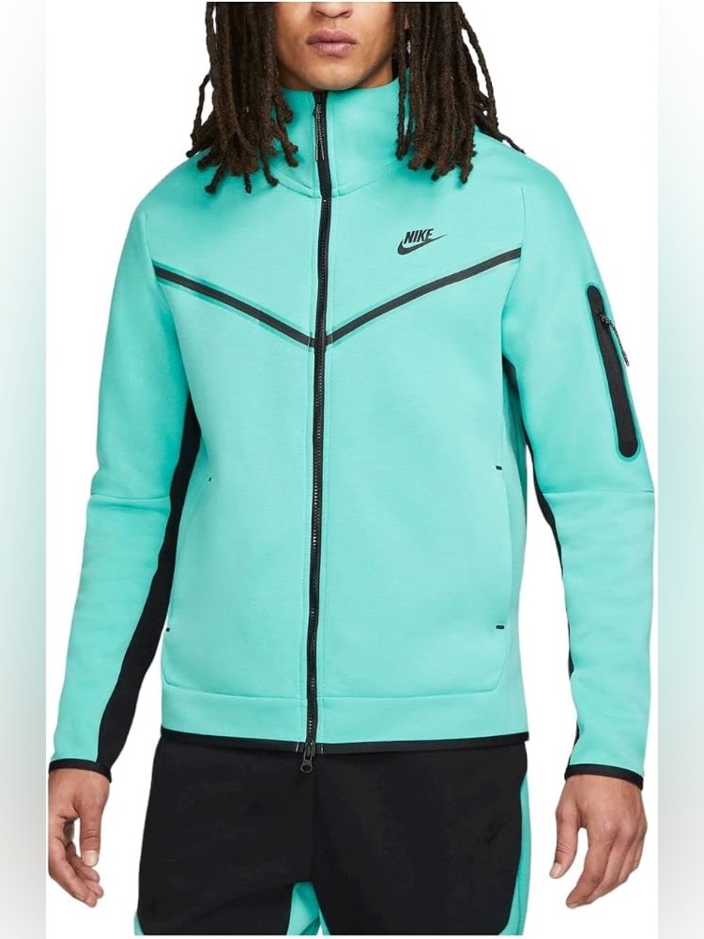 Nike Men’s Tech Fleece Jacket Teal Turquoise Full Zip Up Size Large SOLD OUT